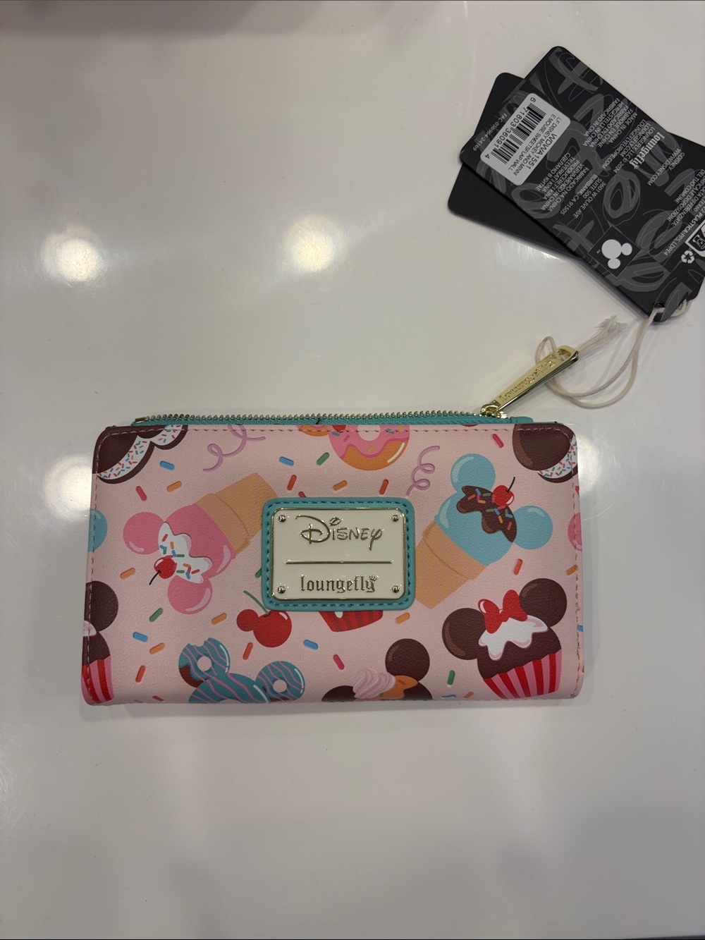 Loungefly Pink Disney Minnie Dessert Zip Wallet